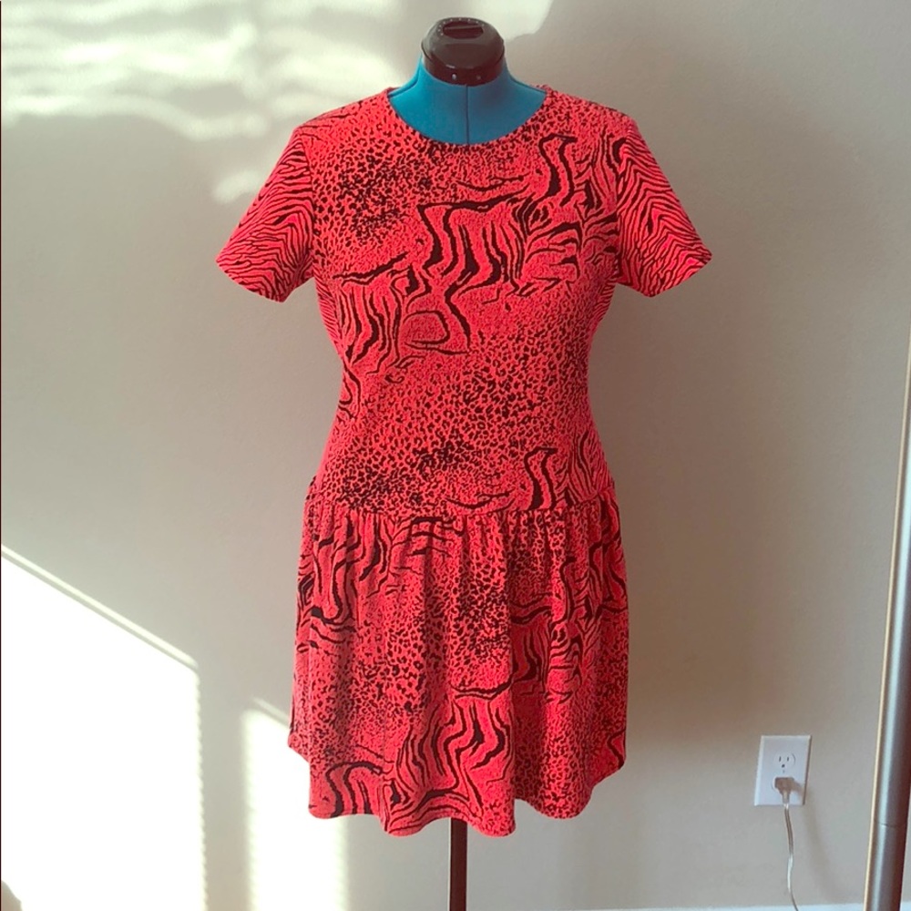 Victoria’s Secret neon animal print dress